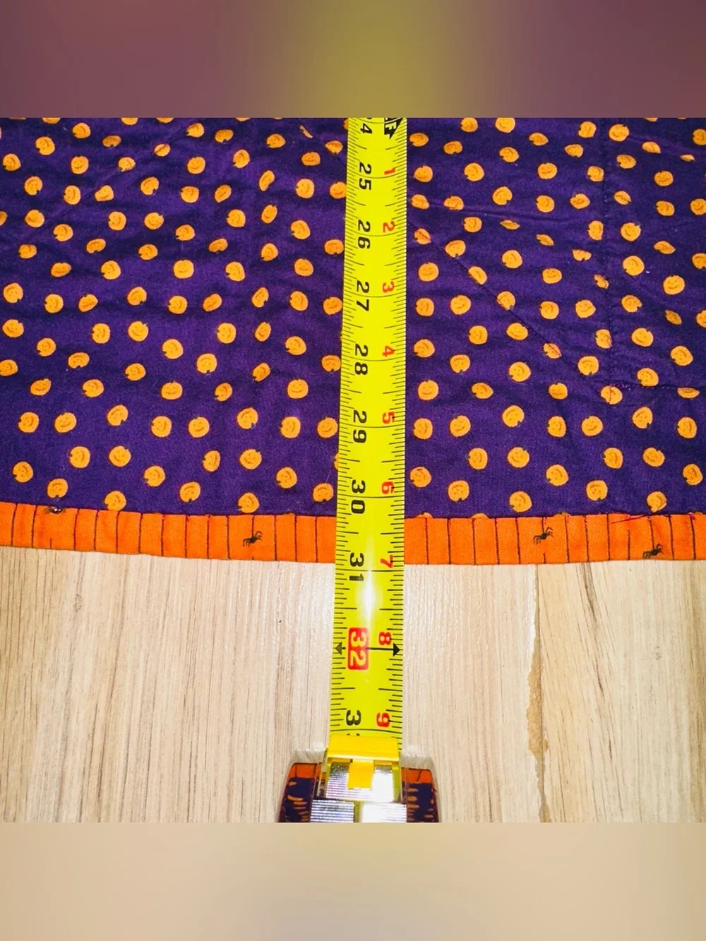 Halloween Cozy Quilted Star Quilt Tapestry Table Topper Decor